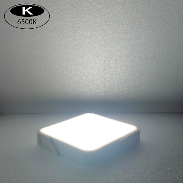LED Taklamper, Moderne Taklampe i Tre, Kvadratisk Flush Mount Taklampe