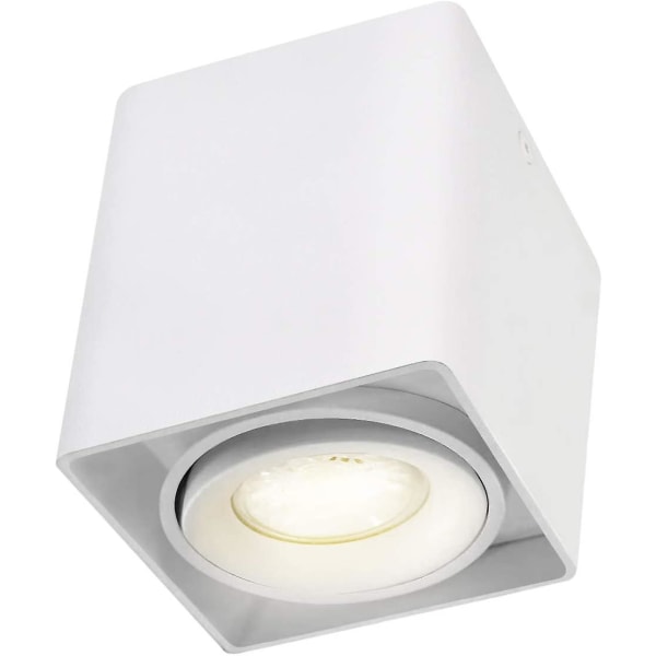 Justerbar takspotlight (med 5w Gu10 LED-lampa) inomhusväggspotlight taklampa