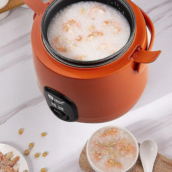 1,2l Mini Elektrisk Riskoge Gryde Opvarmning Mad Dampkoger Pot