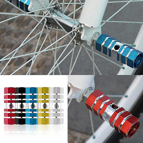 1 Par Alu Alloy Hængende Fodstøtter til Cykel Bagstød Seks Aksel