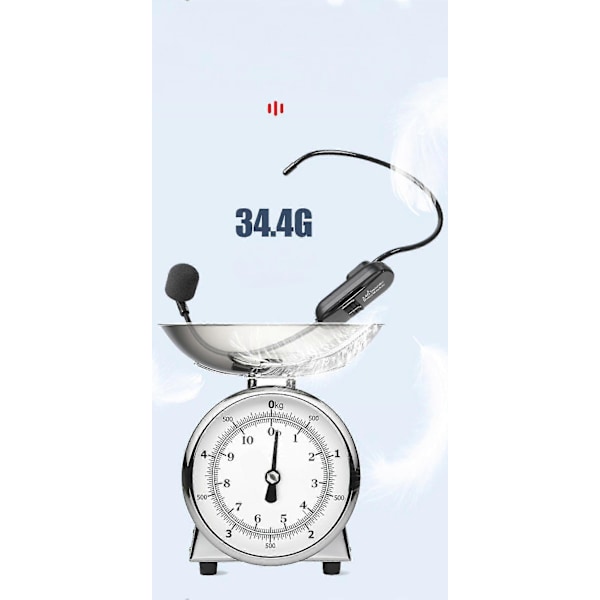 Trådløst Hodetelefonmikrofon, 2.4g Vann- og Svettebestandig Trådløst Mikrofonsystem For Treningsinstruktør, Spinning, Yoga, Undervisning