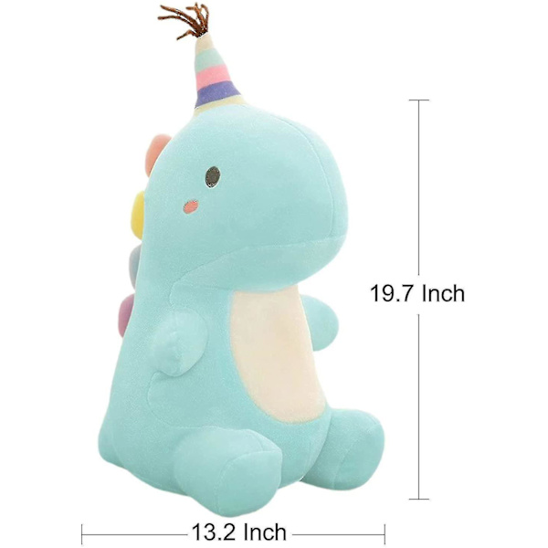 Stoppet Dyr Plyslegetøj, Sød Legetøj, Blød Dino Plysdyr Til Børn Plysdukke Til Drenge Piger (grøn, 9 Tommer) Large Sweet Pink