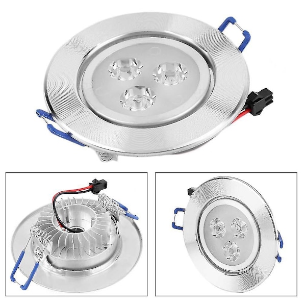 Ny 3W LED Nedfelt Taklampe Spotlampe Pære
