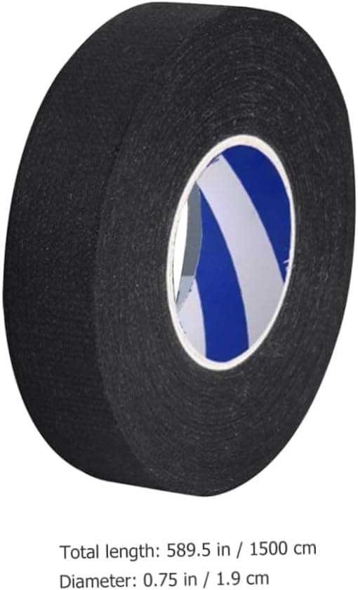 1 rull 19mm x 15m sklisikker elastisk tennisracketgrepstape med svetteabsorpsjon
