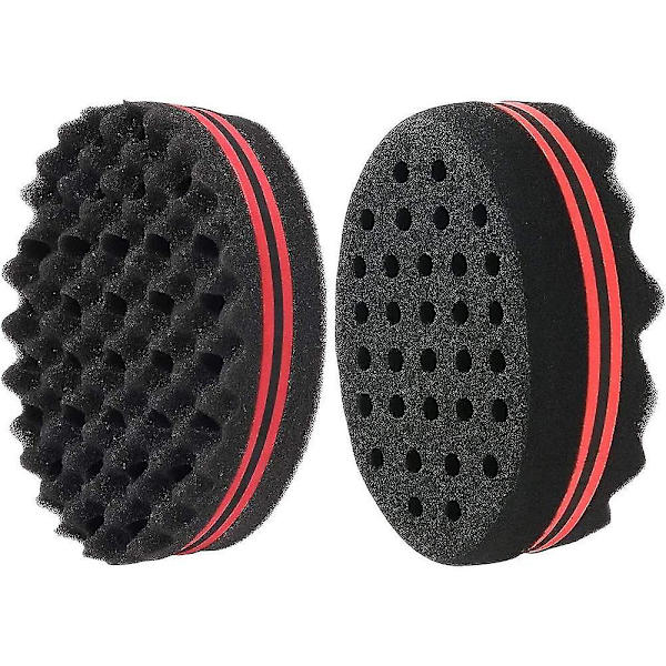 Hår Svampborste, Twist Kam Set, Lockigt Hår, 2-pack