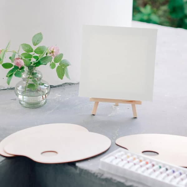 2 stk. dekorative bilderammer for DIY med plastmateriale og delikat stil