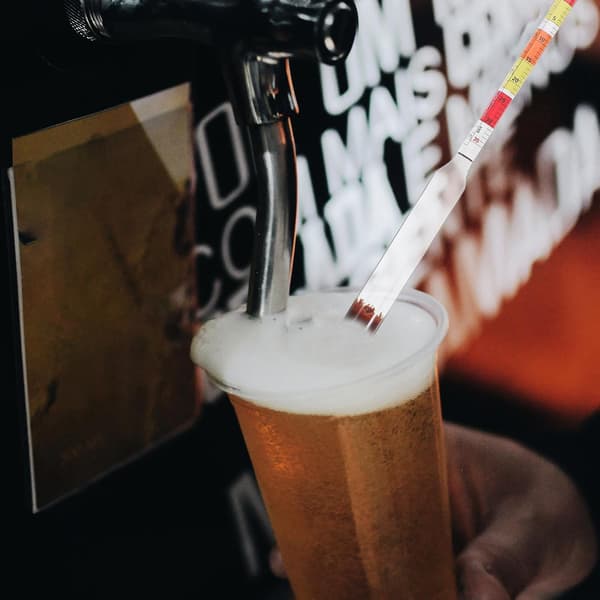 Vinhydrometer Alkoholmätare Glas Lätt att använda Lättvikts Vinmätare