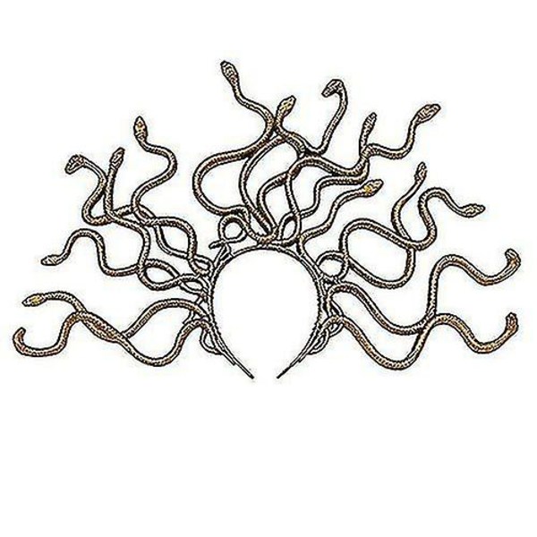 Mytisk Medusa-Hårband Grekisk Gudinna Festdräkt Ormhuvud