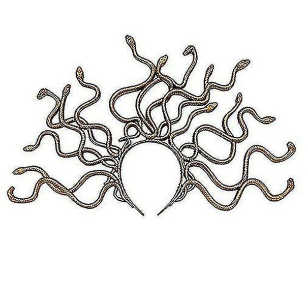 Mytisk Medusa Hodebånd Gresk Gudinne Fint Antrekk Slange Hodeplagg