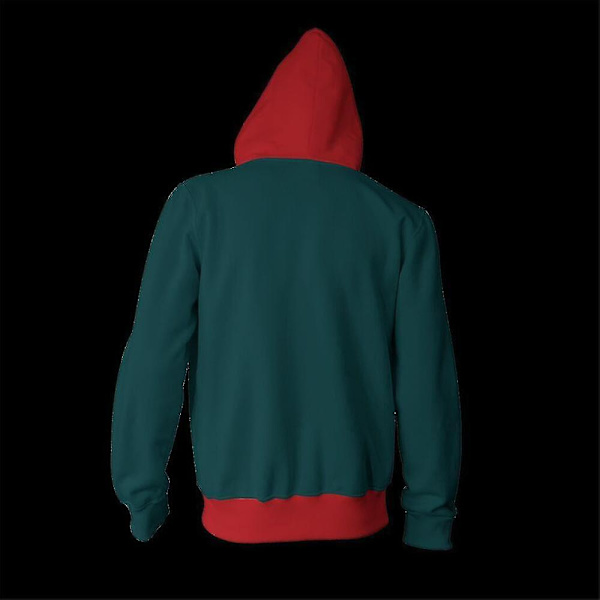 Into The Spider-verse Hoodie Jacka Män Morales Kostym Huvad Kläder Casual Ytterkläder L