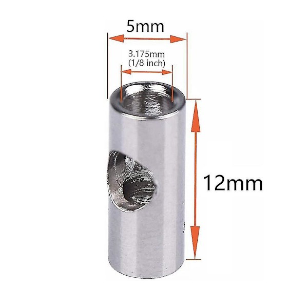 3 stk Motoraksling 3,17 mm til 5 mm Overgangsaksel Adapterhylse for RC Modellbil Båt Fly 3650 550-haoyi-yuhao