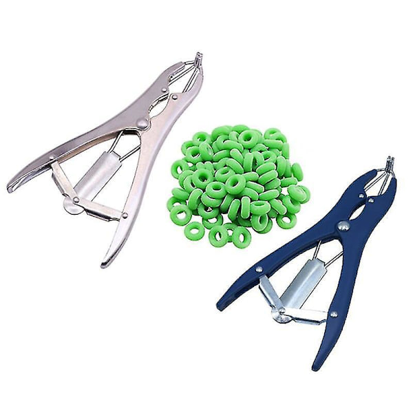Halefjernelsestang 100 Partikel Gummi Ring Kastration