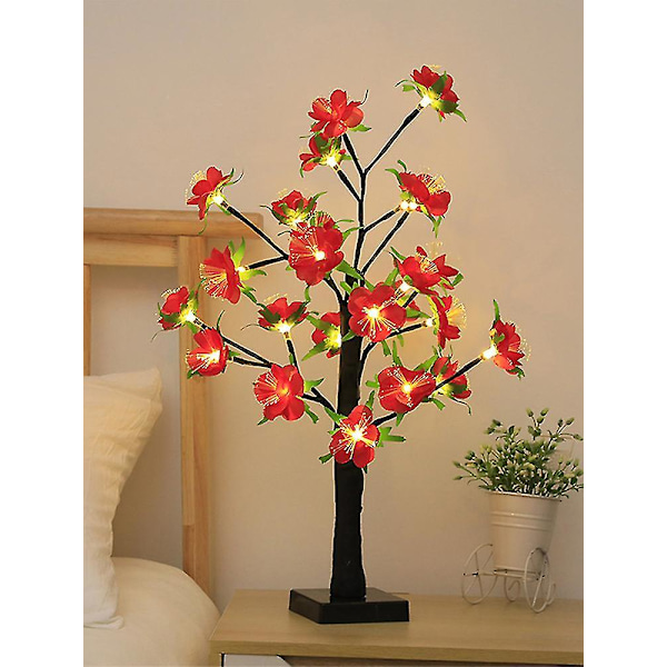 Lysende blomster LED-trelys for jul og bryllup