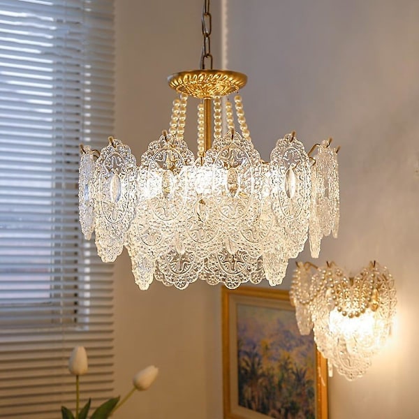 60cm Unik Design Chandelier Metall Elektropläterad Modern