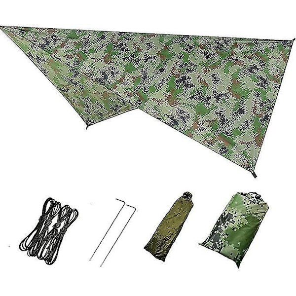 Camping Tarp Hängmatta Lätt Vikt Vattentät Picknick