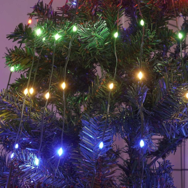 320 LED-lysstreng med 8 moduser, 2 meter lang, med timer og fjernkontroll