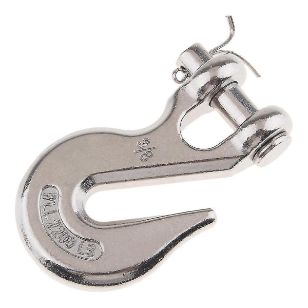 Rostfritt stål U-formad Clip Grip Kedjekrok, 316 Rostfritt stål Crook Slip Hook Marine Hook