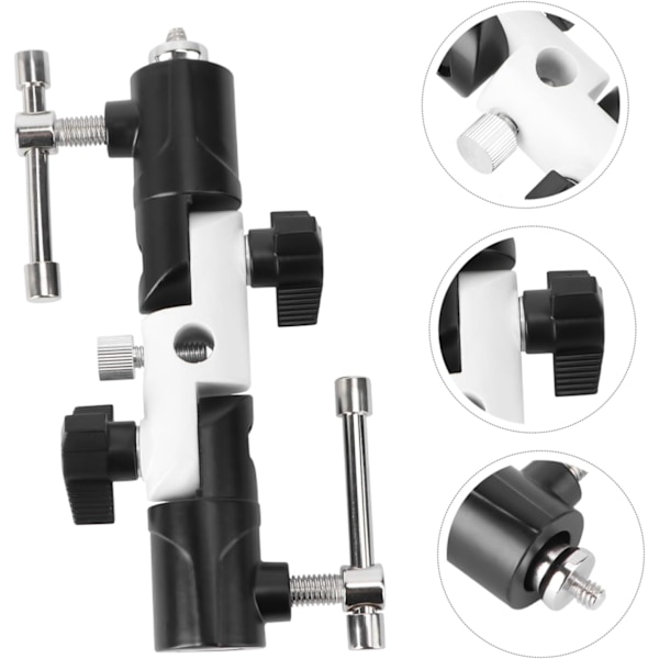 Justerbar U-formet lommelygteholder Sektionslys Stativ Aluminium Legering Fotograferingstilbehør