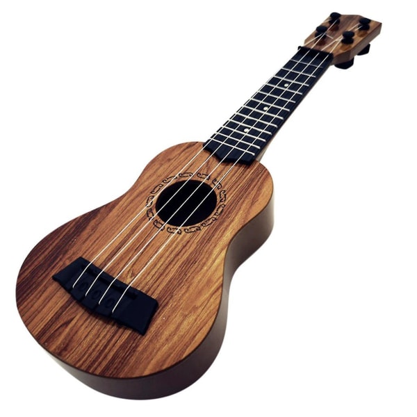 Børneguitar Ukulele Begynder Musikinstrument 15 Tommer Med 4 Strenge Mini Guitar Til Færdighedsforbedrende Børn Spil Tidlig Uddannelse Førskole Børn