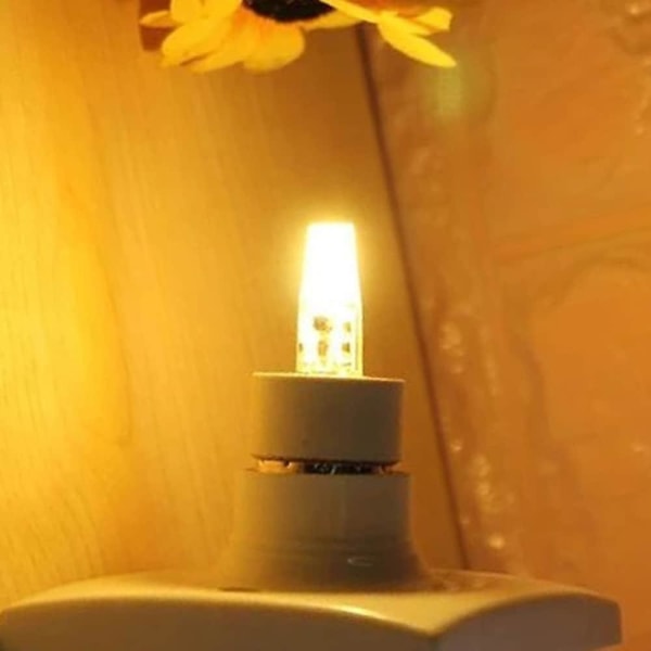 LED Bi-pin Lys 10stk Gy6.35 5W LED Lysestaker