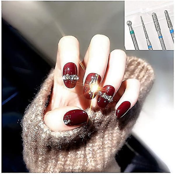 Nagelfrässpets Set 10 st Karbidkeramik Dammreducering