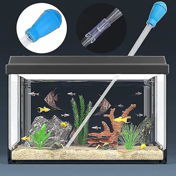 Manuell Vannbytter for Akvarium - Dropper Pipette Slange