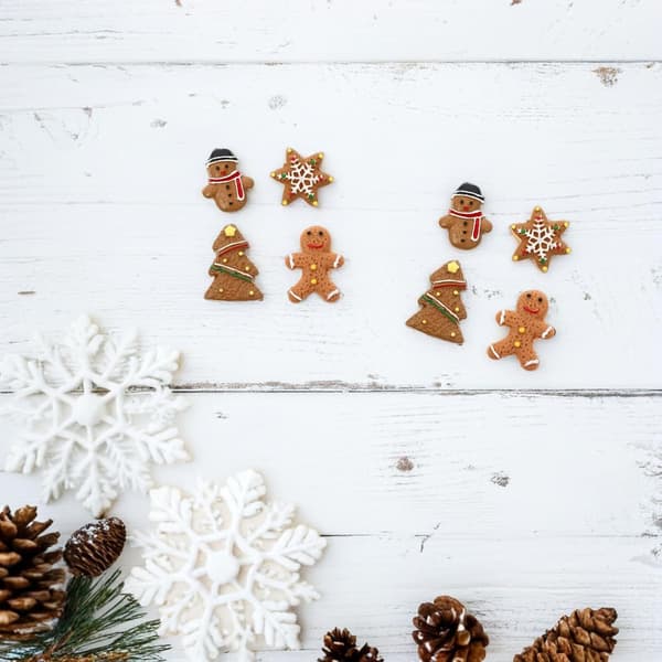 40 stk. juleharpiksdekorations tilbehør DIY håndværksmaterialer til håndlavede ornamenter