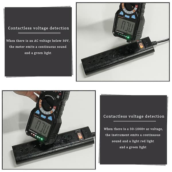 Bside ADM08P LCD Digitalt Multimeter Amperemeter