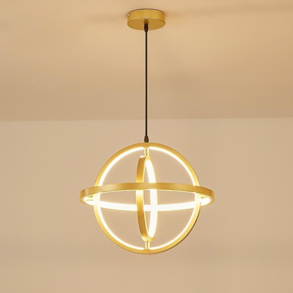 40cm Cirkelformet Ring Design Hængende Lampe Led Metal Moderne