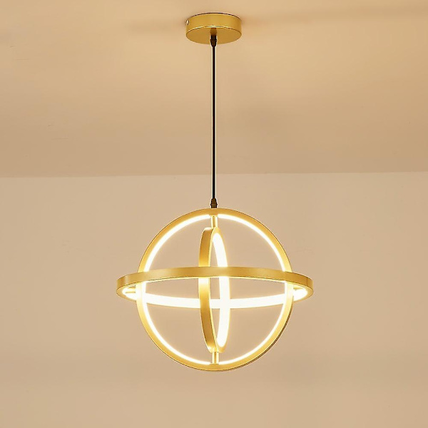 40cm Sirkel Ring Design Hengelampe Led Metall Moderne