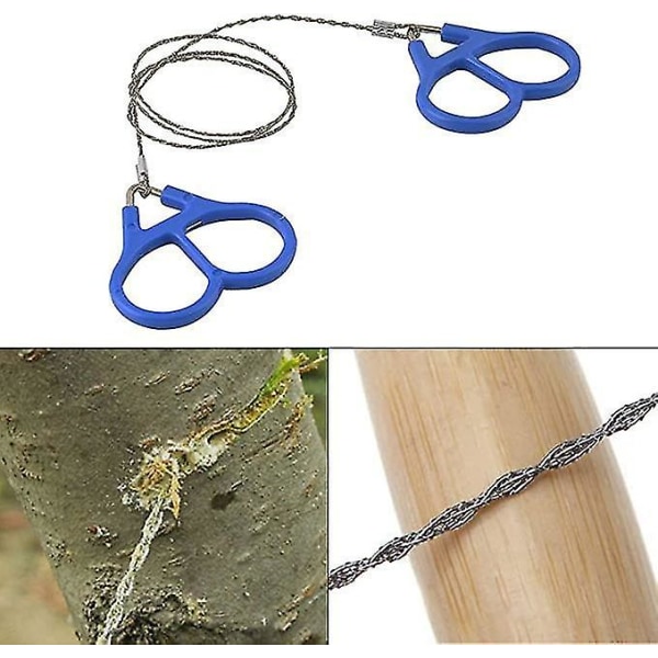 Rustfrit Stål Trådsav Vandreture Camping Nød Survival