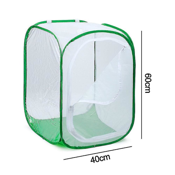 Høj Stor Butterfly Habitat Bur Collapsible Terrarium Pop-up Lnches, Insekt Og Butterfly Net Til Opdræt Indsæt