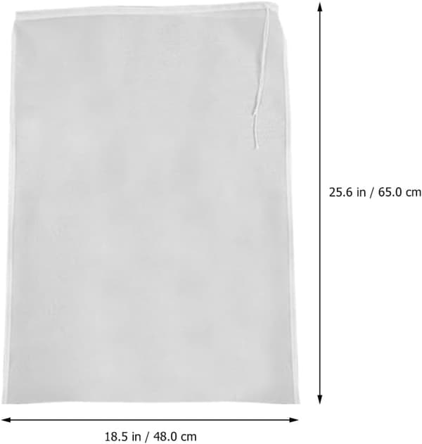 2 stk. juicessilfilter silpose fruktfilterpose nylon finmasket