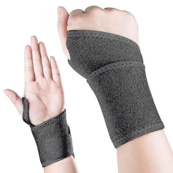 Justerbart Atletiskt Handledsband För Män Kvinnor (1 Styck, Svart)