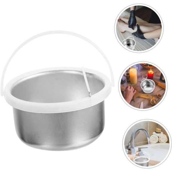 Elektrisk Voksvarmer Gryte Aluminium Voksgryte for Hårfjerning Salonger Non-stick Erstatningsinnlegg