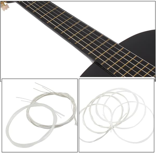 Nylon Klassiska Gitarrsträngar Paket Robust Material 6st med Vacker Ljudkvalitet