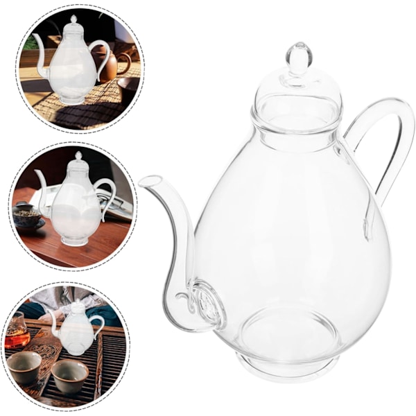Tekande med Si og Infusionsenheder Glas Kedel
