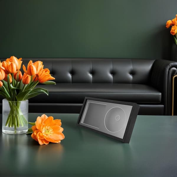 Træ CD Ramme Display Stand til Effektiv Organisering og Bordplacering