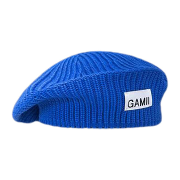 Naisten löysä beret-maalarinhattu Aikuisten uutistenmyyjän hattu Beret-liput Ranskalainen beret-hattu Blue