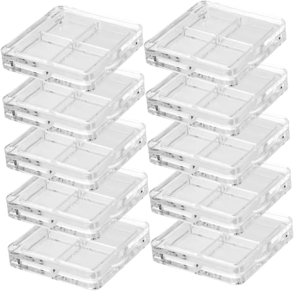 10 st tomma ögonskuggsförpackningar DIY ögonskuggsorganisatör underförpackningsfodral