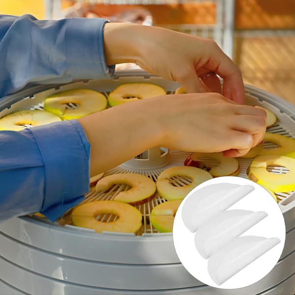 8 stk. silikon dehydratorbrett Gjenbrukbare dehydratorark runde non-stick mat tørketrommel for hjemmebruk