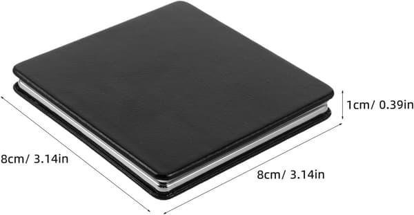 Bærbart foldbart makeupspejl 3 stk. sæt 8 cm små firkantede lommespejle