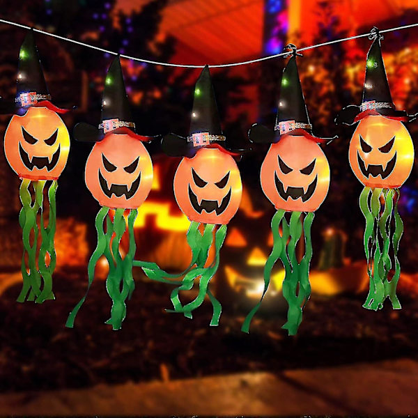 11,5ft Paristokäyttöinen Led-valo Halloween-haamuvalokoriste Juhliin Kotiin Puutarhaan Pihalle Puuhun T-yuhao