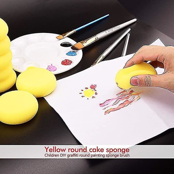 17 kpl Sponge Paint Brush Painting Artist Sponges Set