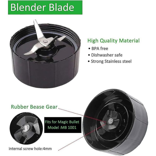 Udskiftning Gear Blender, Mixer Udskift tilbehør Reservedele Juicer Mixer Udskiftning Gear Blenderblack1 stk.