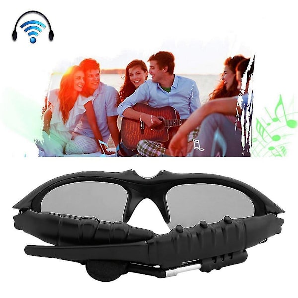 Solbriller Bluetooth Headset Høretelefoner Håndfri Opkald