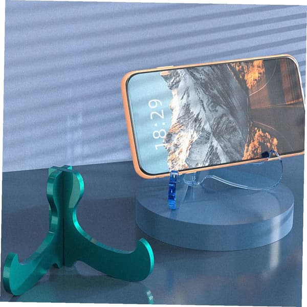 2 STK DIY Krystall Epoxy Silikonform for Mobiltelefonbrakett Høy Speiloverflate
