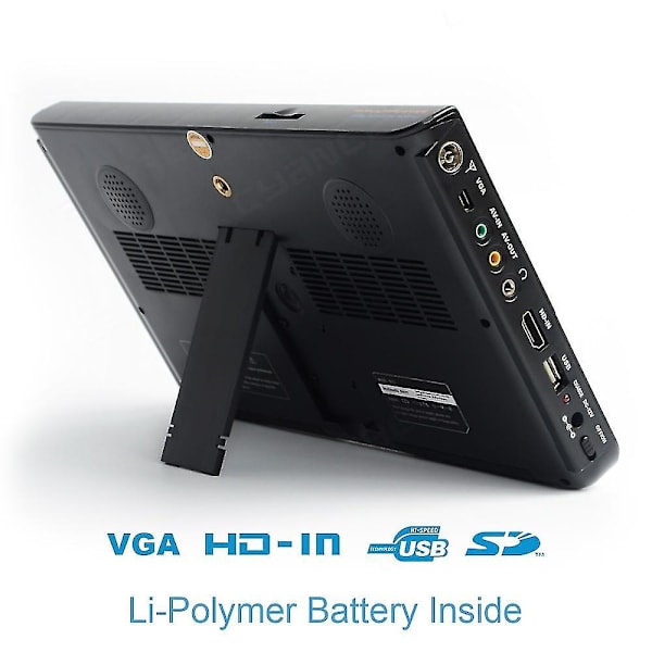 Leadstar 10 Tuuman HD Kannettava TV DVB-T2 ATSC ISDB-T TDT TV