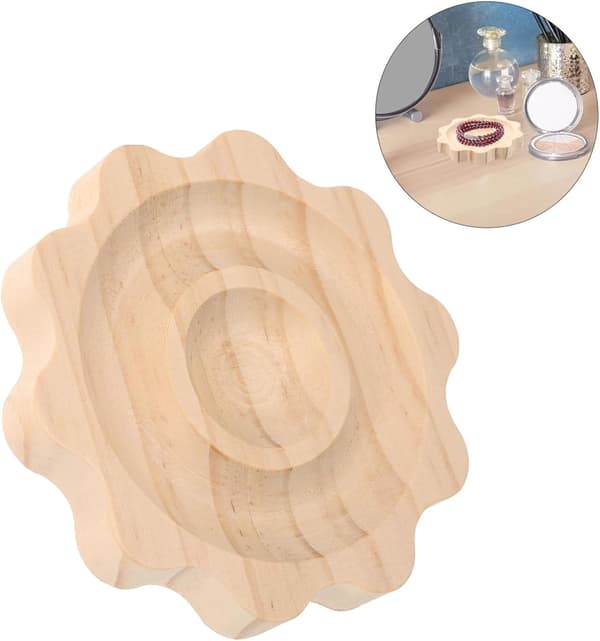 Træ smykker armbånd display bakke perleplade til perlearbejde DIY smykker