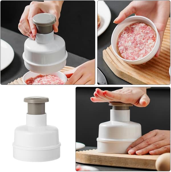 Köttpress Burgerpress Rostfritt Stål Pp Minimalistisk Elegant Design Lätt att Använda Säker